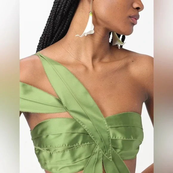 NWT Cult Gaia Calla Cultured Pearl Earrings - Picture 10 of 16